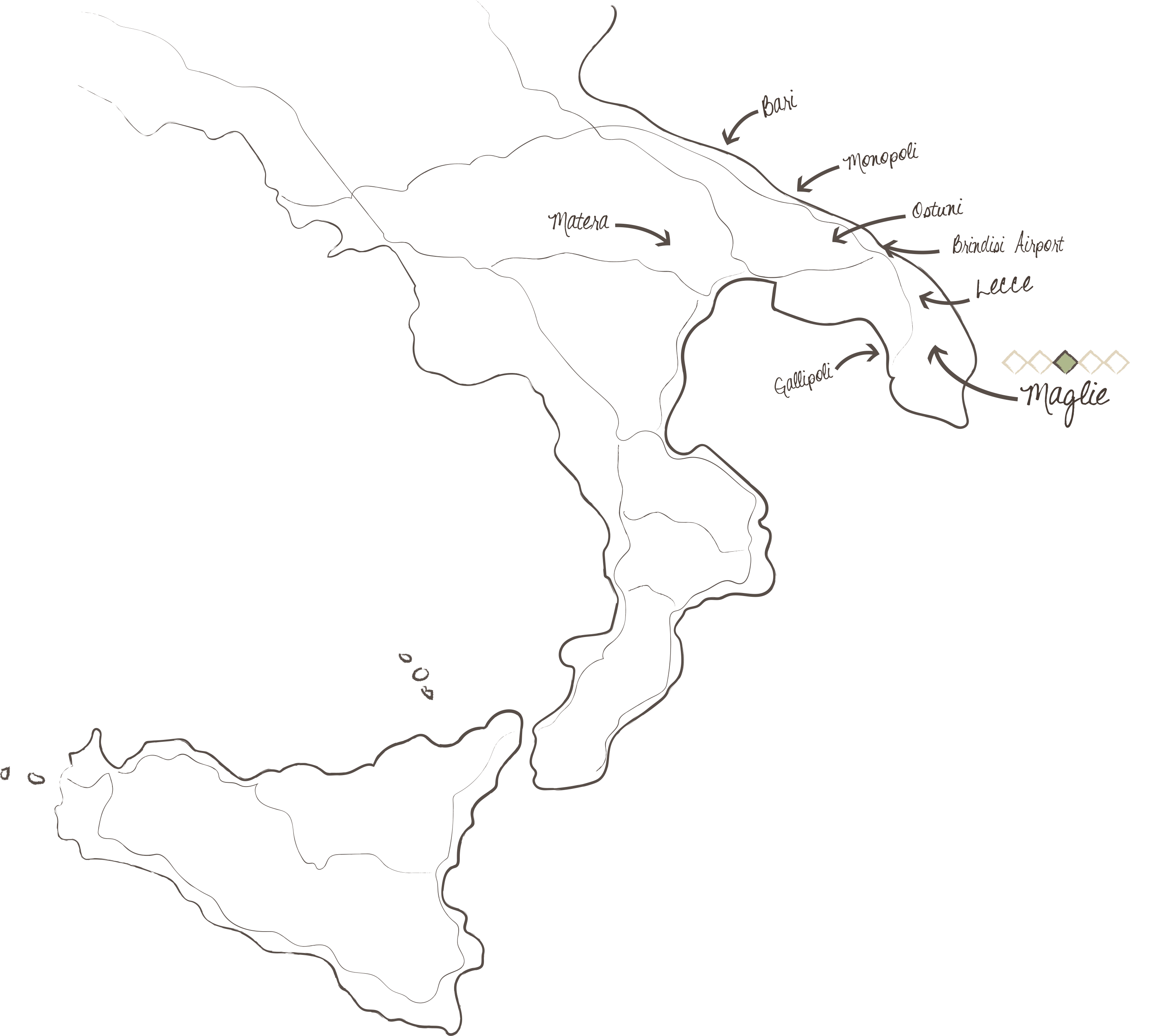 Mappa Corte Macrì
